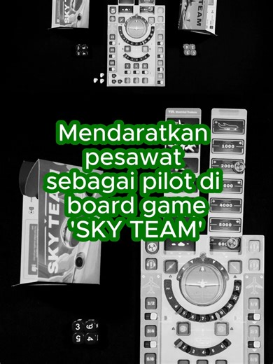 main board game 'sky team' solo versi fanmade! video full ada di youtube kita yaa :) #boardgame #skyteam #boardgametok #soloboardgames #pilotlife #foryoupage