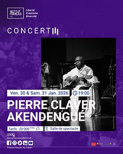 Pierre Claver Akendengue est déjà prêt pour les 30 et 31 janvier 2026. Qui a son billet ? #France #Gabon #PCA | Institut français du Gabon
