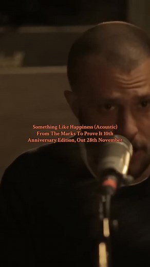 10 years ago we sat down in our studio and recorded acoustic versions of the music from Marks To Prove It. We always had quite a loose interpretation of what acoustic actually meant, but please meet ‘Something Like Happiness’ here in a stripped back/unplugged/acoustic form that you have to be slightly forgiving with the definition of. Happy to share them for the first time. We are putting them out because we think the songs still come across as they’re supposed to without (some of) the bells and