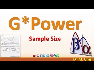 GPower Sample size calculation