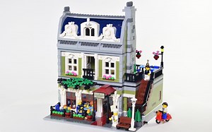 乐高 LEGO 10243 创意百变高手 街景巴黎人餐厅 拼搭搬砖视频