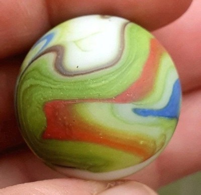 31/32" Large Killer Early Vacor 1st Gen Frosted  Hurricane Vintage Marbles MINT | eBay
