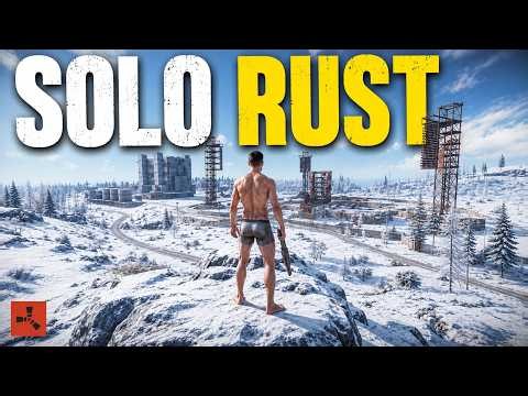I Survived 100 Hours SOLO at Launch Site in Rust