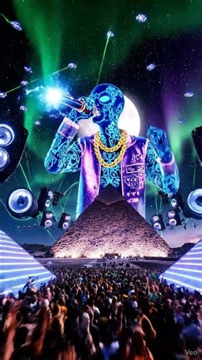 “Alien Hiphop Takes Over the Pyramids of Giza 👽🎤 | The Ancient Beat Awakens!” #shorts