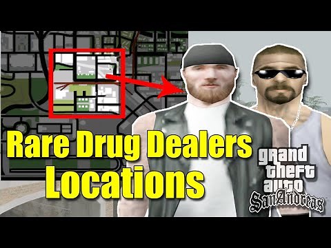 GTA San Andreas Crack Dealers Locations | How to spawn the Rare Drug Dealers!