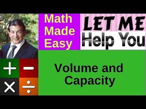 Volume and Capacity