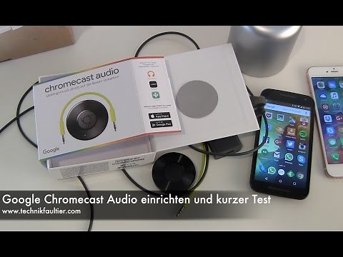 Setting up Google Chromecast Audio and a quick test