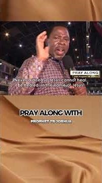 Today the Lord will visit you | Pray along with Prophet TB Joshua