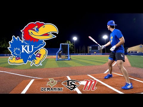 Hitting with the KANSAS JAYHAWKS | Bat Demo Day with the Baseball Bat Bros