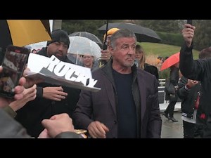 Stallone at 1st Ever #RockyDay in Philly