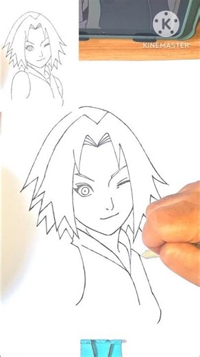 EASY SAKURA HARUNO FROM NARUTO HOW TO DRAW SAKURA / STEP BY STEP / EPIC ANIME DRAWING CARTOON
