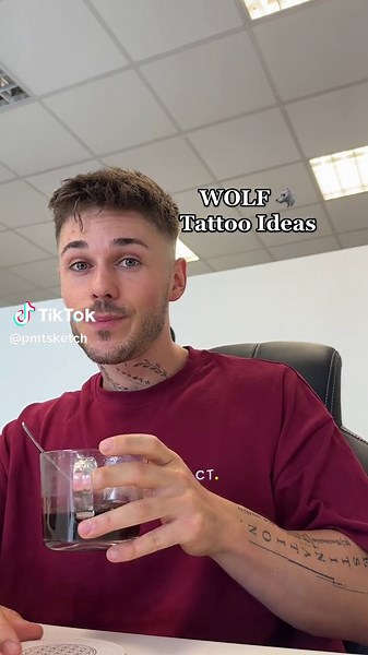 Howling at the moooooo 🐺 #wolf #wolftattoo #tattooideas #tattoos #tattooart #tattoodesign