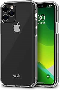 Moshi Vitros for iPhone 11 Pro Case 5.8-inch, Military Drop Protection, Flexible TPU, Slim Thin Phone Cover for iPhone 11 Pro, Crystal Clear