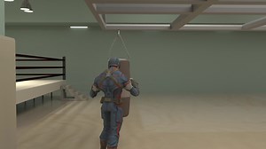 Avengers - Captain America boxing scene recreation