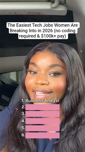 Top 6 Tech Jobs in 2026 That Pay $100k+ (No Coding Required) #2026tech #techjobs #transitiontotech