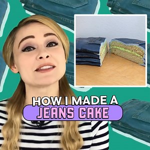 Making HYPER Realistic Denim Jeans CAKE!! 👖 | Sideserf Cake Studio