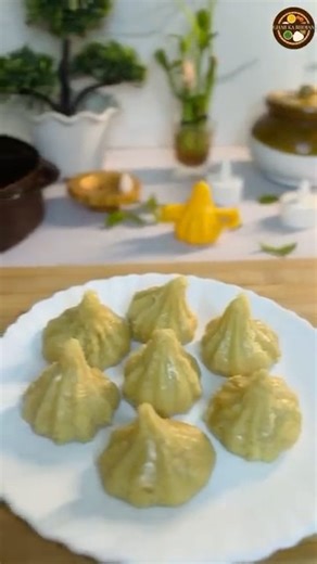 3 Ingredient Milk Powder Modak 😍 | Easy Festive Sweet 🧡#sweet #youtubeshort