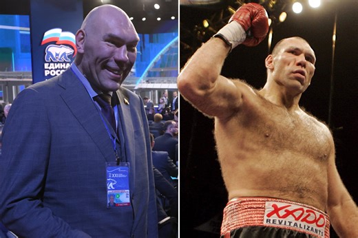 Putin's 7ft ex-boxer is politician banned from rival nation for 'offensive' jibe