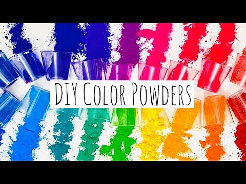 Make DIY COLOR POWDER!!!