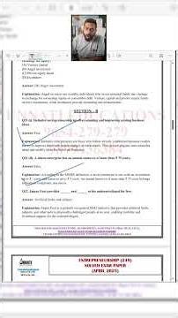 NIOS Class 10 Entrepreneurship Study Material 2026 | Updated Entrepreneurship 249 Study Material