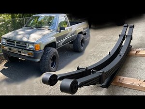 Chevy 63 Leaf Spring Refresh || Toyota 4x4 Chinook Build