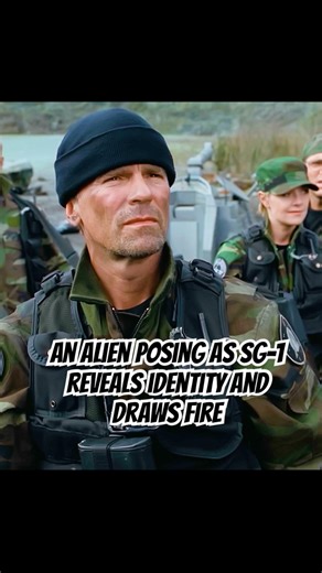 An alien posing as SG-1 reveals identity and draws fire #stargate #shorts #foryou #shortvideo