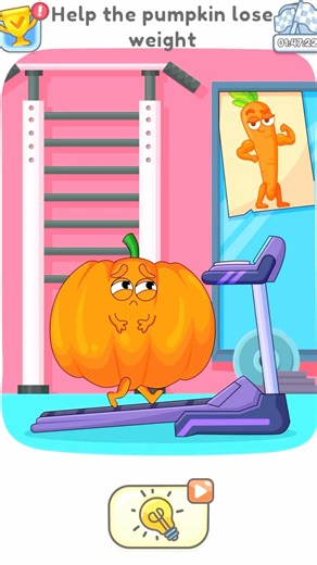 Help The Pumpkin Lose Weight 🎃🏃 – DOP 5 | Delete One Part! 😱 #shorts