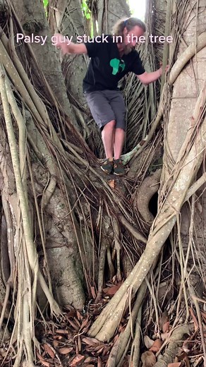 You should’ve helped me… #Cerebralpalsy #Comedy #tree #Broccoli #help