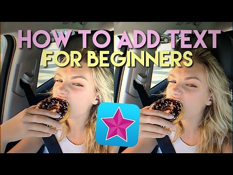 HOW TO ADD FREE TEXT TO YOUR EDITS ( video star )