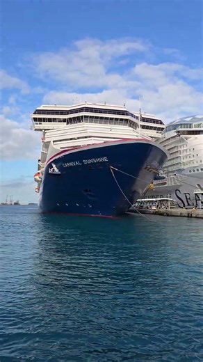 Disney Fantasy Carnival Sunshine & Wonder of the Seas in Nassau Bahamas #youtubeshorts #disney