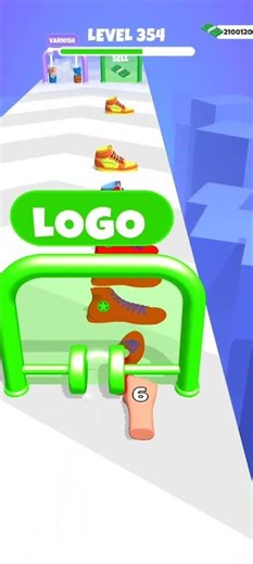 Colorful Shoe Runner 😁 All Funny Games Level-354 #shorts #gameplay #ytshorts