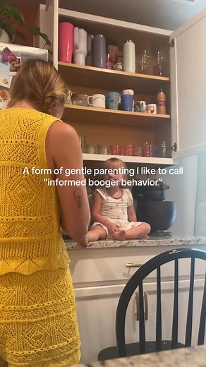 463K views · 5.7K reactions | Some may judge me for this  I know a toddler is going to do what they do best- not listen. I have told sunny a plethora of times not to get on the counter yet she still does. Aside from gluing the chairs to the floor, the best I can do is teach her safety. #motherhood #momblogger #gentleparent #gentleparenting | Hannah Charles | Facebook
