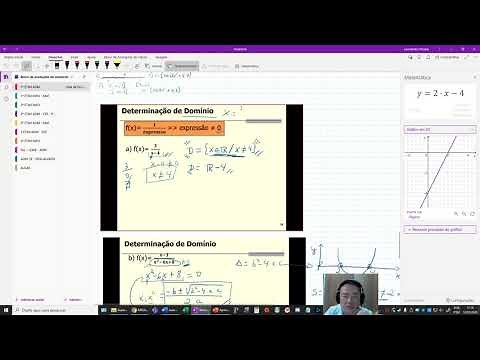 Aulas de matemática com uma Mesa digitalizadora - Microsoft OneNote e Power Point (Windows 10)
