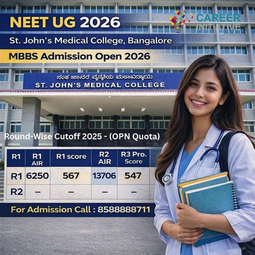 St. John's Medical College, Bangalore: Admission 2026, Cutoff, Courses, Fees, Placements, Ranking