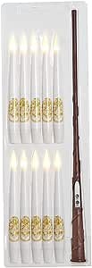 Kurt Adler Harry Potter™ Battery Operated 10 Floating Candles with Wand Remote Light Set