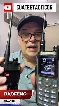 Baofeng UV-21R Main Controls 📻🔘 | Learn to use your radio | Tactical Buddies