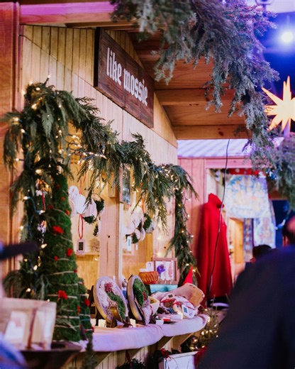 Things you'll find at a German-inspired Christmas market that just make sense ✨ Sip glühwein from a festive stein, browse handmade gifts, and maybe even have a run-in with Krampus himself. 👀 Come experience the market magic for yourself! | Minneapolis Christkindl Market