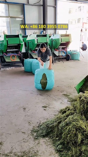 Model 50 Fully Automatic Round Silage Baler-Wrapper | Hay and Wet Grass Baler-Wrapper #machine