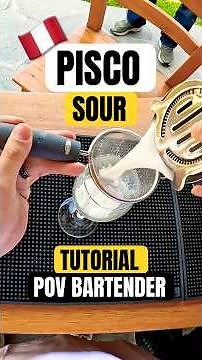 🍋 How to make a PERFECT Pisco Sour at home? 🇵🇪