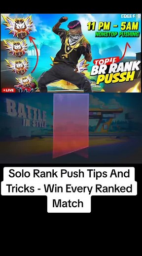 Solo Rank Push Tips And Tricks for Free Fire