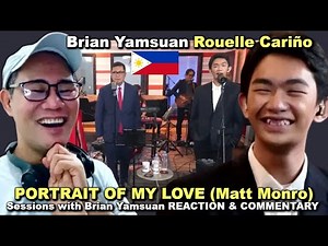 Rouelle Cariño x Brian Yamsuan - Portrait Of My Love - Sessions with Brian Yamsuan REACTION