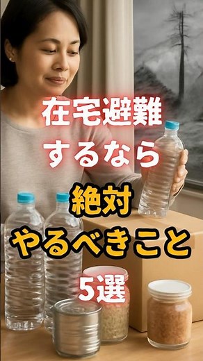 在宅避難するなら絶対やるべきこと #地震 #大震災 #防災 #災害 #ショート動画