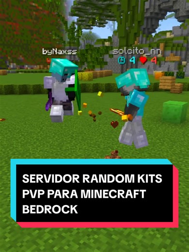 Servidor Random Kits PVP para Minecraft Bedrock