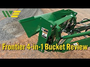 All of the Reasons You Need the Frontier AY11F 4-in-1 Bucket