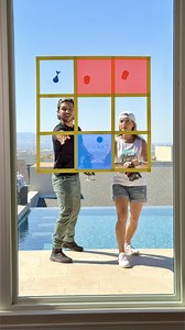 No Pane, No Gain: Tic Tac Toe Window Darts 🎯 Getti and Maximus throw PopDarts at the window to see who will win Tic Tac Toe. | The Tus House