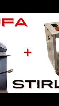 Motore Stirling + stufa a legna