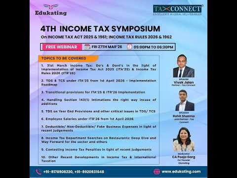 Edukating Tax Connect 4th Income Tax Symposiym