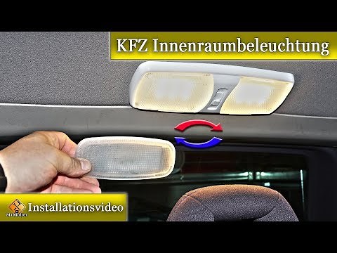 Innenraumbeleuchtung im Auto einbauen, nachrüsten, gegen LED tauschen erklärt von M1Molter