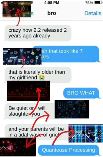 Holy Geometry Dash Reference 😭 (PT 3) #geometrydash #gdupdate #gd FINAL PART BC I KEEP DOING TS