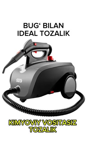 LUX MOYKA MARKET | Avtomobil yuvish va detailing jihozlari | 🔥 SGCB Professional Bug‘li Tozalagich 🔥 🚗 Avtomobil saloni uchun chuqur va gigiyenik tozalash ♨️ 💨 Kuchli bug‘ bosimi kir va yog‘larni... | Instagram